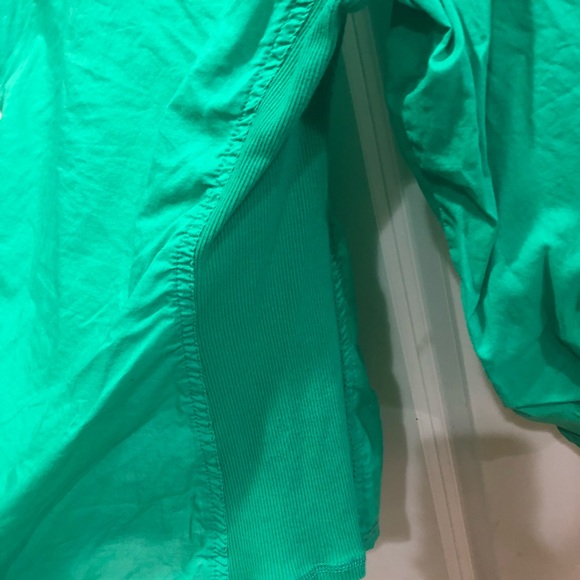 Old Navy M Green Button Down 3/4 Collared Shirt **PRICE DROP!!** - Picture 6 of 7
